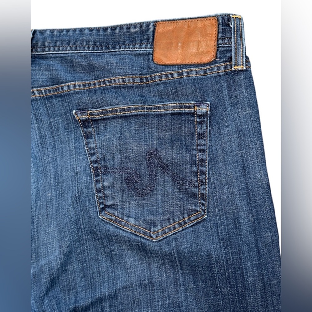 AG Adriano Goldschmied Jeans 42x34 The Protege Straight Leg Blue Stretch 43x34 - Picture 10 of 11